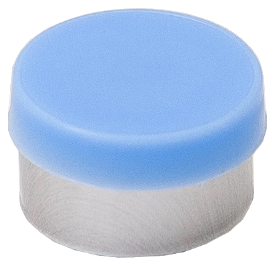 Light Blue 13mm flip-top vial cap